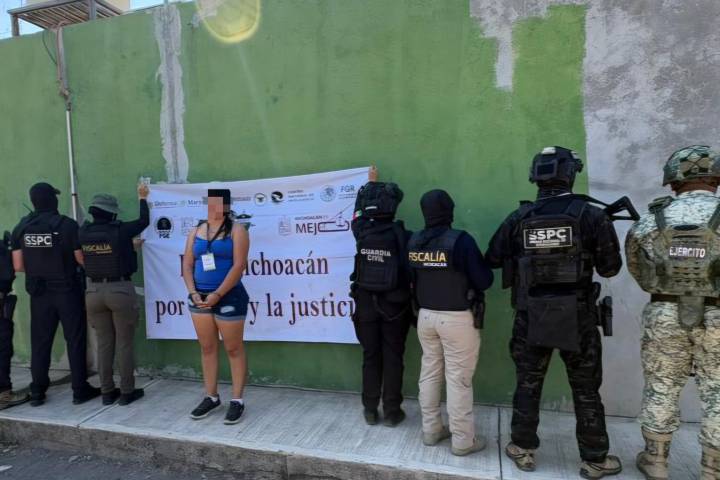 Catea FGE dos inmuebles en el Tianguis Limonero de Múgica; hay tres detenidos