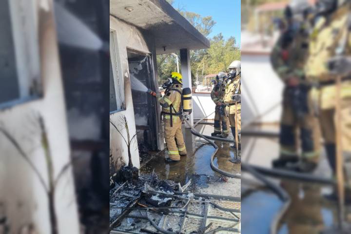 Se registra incendio en domicilio de la colonia Gustavo Díaz Ordaz, en Morelia