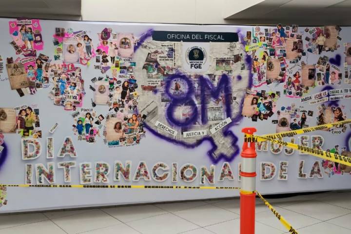Murales, mensajes y conciencia: así conmemora la FGE el Día Internacional de la Mujer