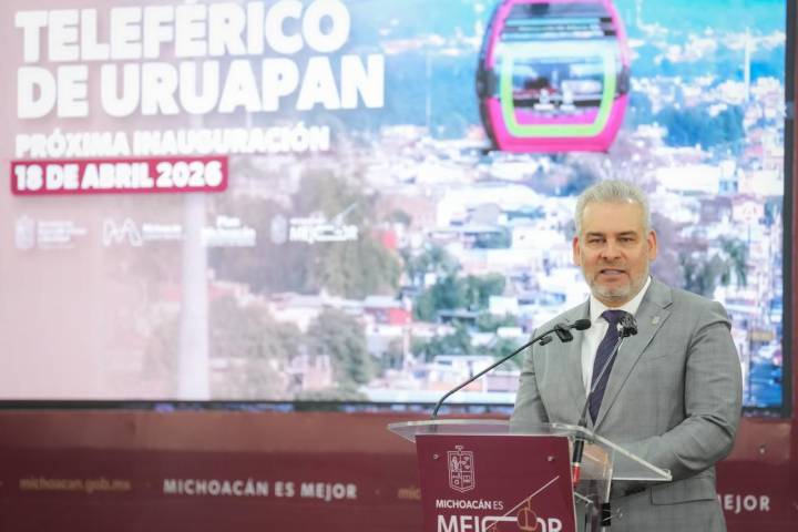 ¡Todo listo! El 18 de abril arranca el teleférico de Uruapan con seguridad de primer nivel