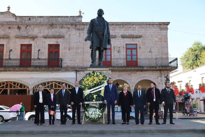 Ayuntamiento de Morelia conmemora CCXX Aniversario del Natalicio de Benito Juárez