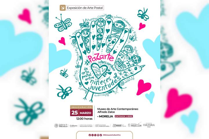 Arte postal llega al MACAZ; muestra reúne el talento de infancias y juventudes de 8 municipios