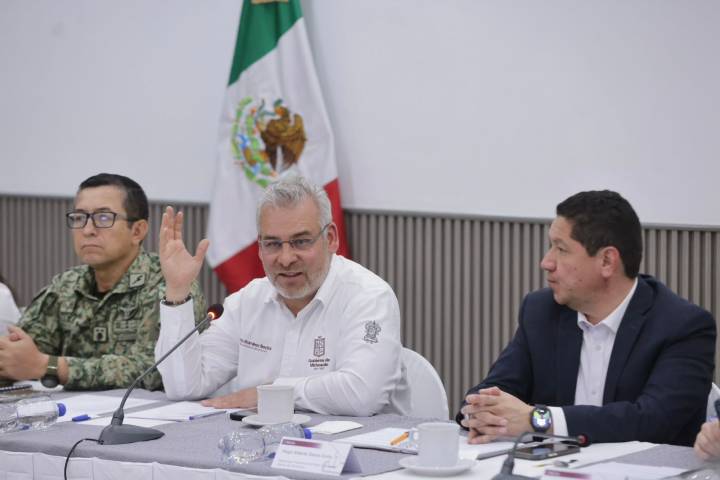 Bedolla revisa con empresarios avances en seguridad e infraestructura en Uruapan