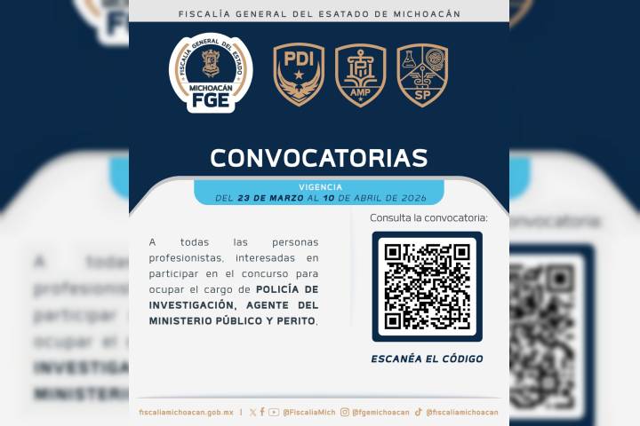 Carlos Torres Piña lanza convocatoria para 94 plazas en todo el estado