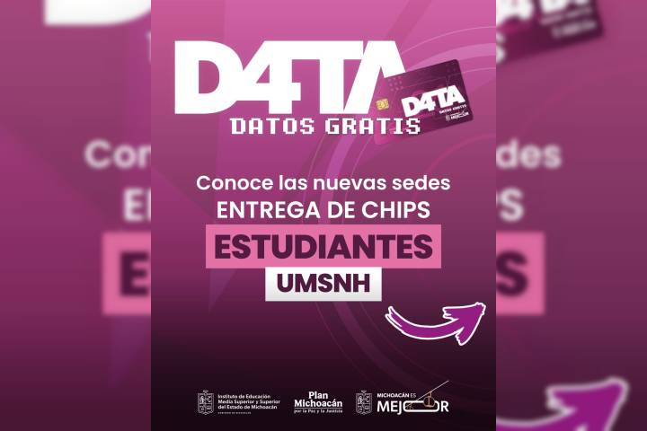 ¡Atención nicolaitas! Módulos del Programa D4TA llegan a Lázaro Cárdenas, Uruapan y Zamora