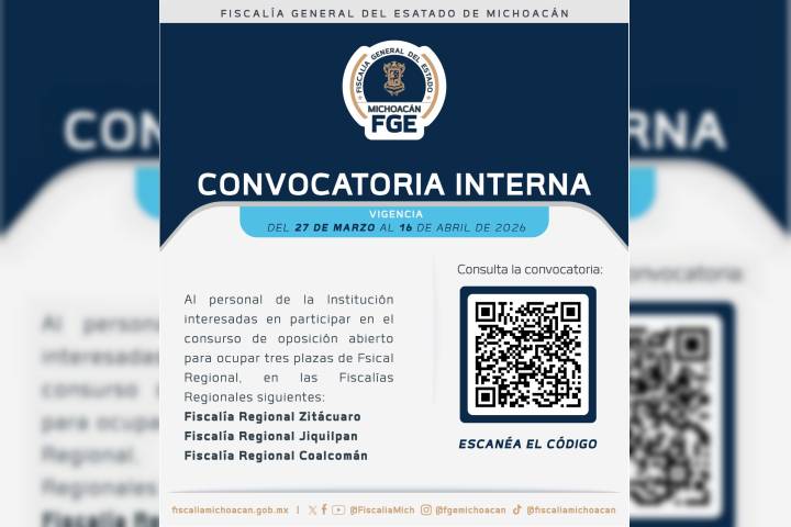 Fortalece Carlos Torres Piña estructura institucional con convocatoria a fiscales regionales