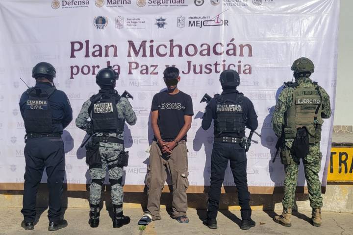 Detienen a hombre con droga sintética en Zamora