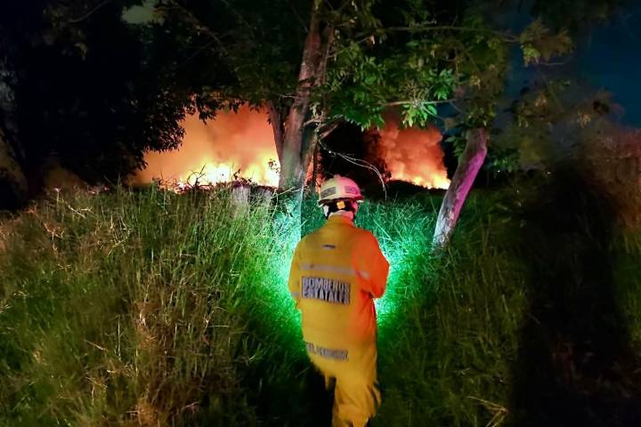 Incendio de pastizal genera densa humareda en Morelia