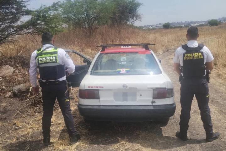 Policía de Morelia detiene a empistolado y recupera auto robado