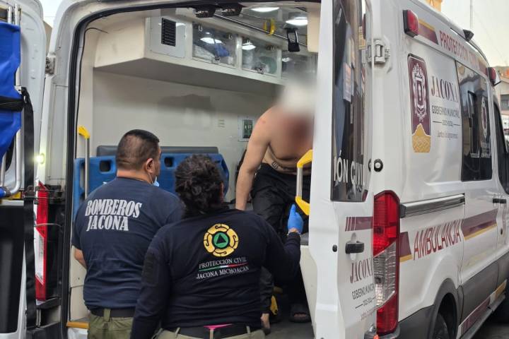 De milagro hombre resulta con un rozón de bala en el cráneo, tras agresión armada en Jacona