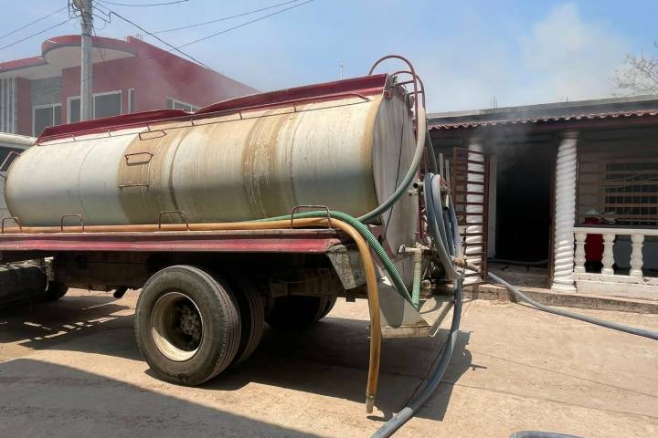 Arde domicilio en Huetamo