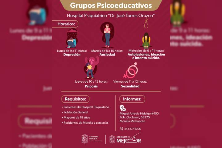 SSM abre grupos de apoyo gratuitos para el manejo de ansiedad y depresión
