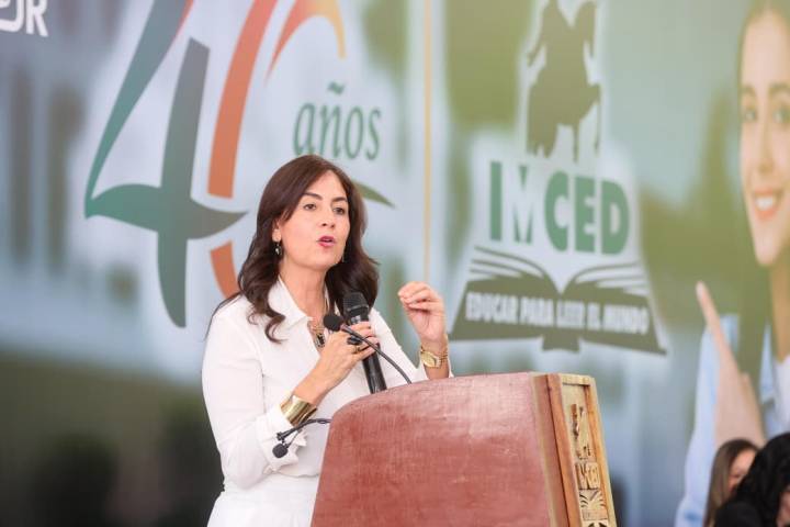 Educación con sentido social, pilar del Imced: Gabriela Molina