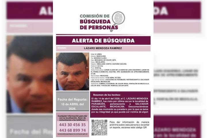Identifican a ambientalista sin vida en Salvador Escalante; FGE mantiene operativo en zona de denuncias