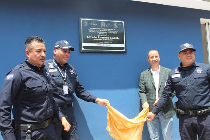 Inaugura Julio César Conejo Alejos cuartel de la Guardia Civil en Villa Morelos