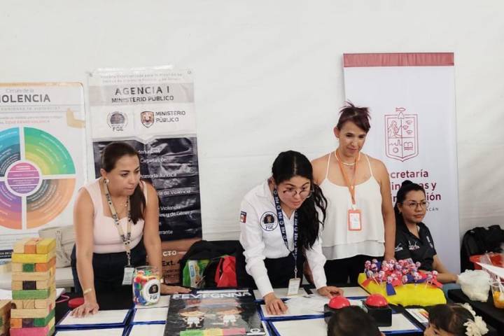 Fortalece FGE la prevención de delitos en niñas, niños y adolescentes con actividades lúdicas