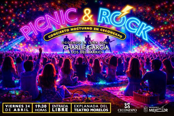 Vive un viernes inolvidable con el "Picnic & Rock Siguiendo la Luna", en Ceconexpo