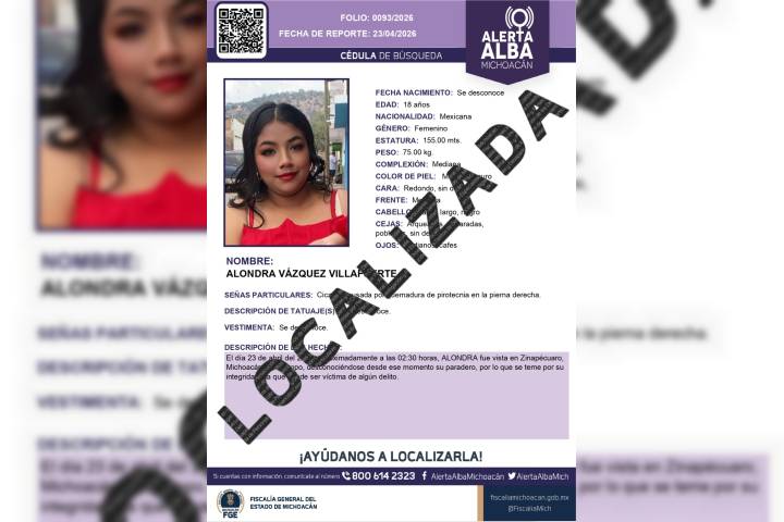 Localiza FGE sanas y salvas a cinco personas reportadas como desaparecidas en Zinapécuaro