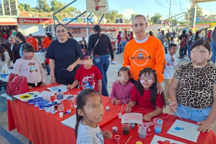 Con éxito se realiza corredor infantil "Jugando Aprendo", en comunidad La Luz en Morelos