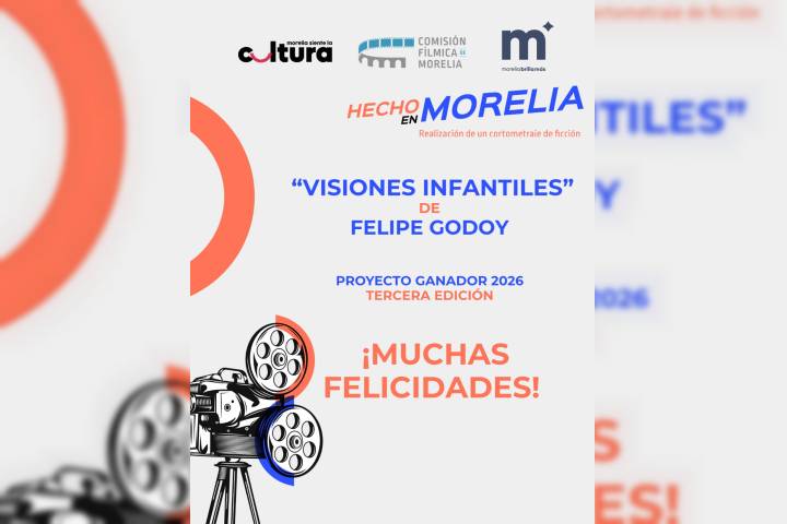Gobierno Municipal anuncia al ganador de convocatoria de cine "Hecho en Morelia 2026"