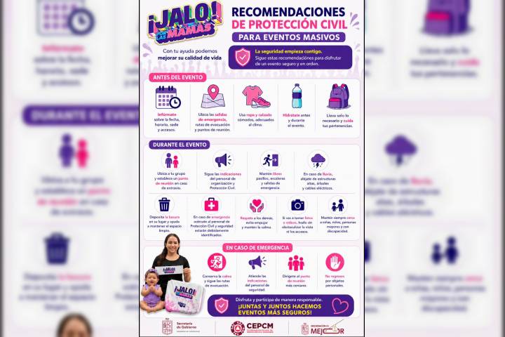 ¡Todo listo para el Jalo por las Mamás! Sigue estas recomendaciones para el concierto