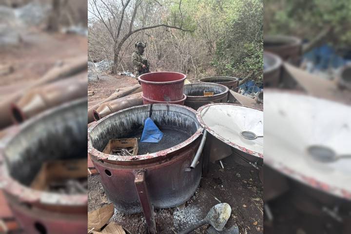 Marina y Guardia Civil desmantelan narcolaboratorio en la sierra de Los Reyes
