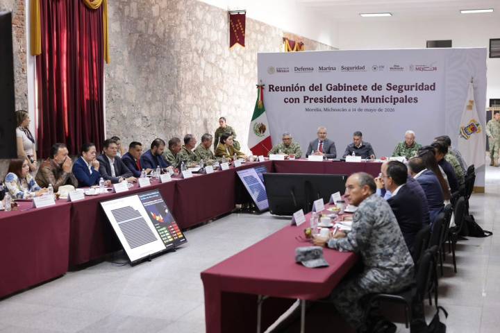 Coordinación con Bedolla, ha sido clave para resultados en seguridad, destaca Harfuch