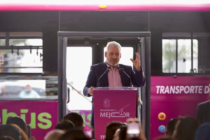En febrero arrancará el Morebús; transformará la movilidad de 400 mil habitantes: Bedolla