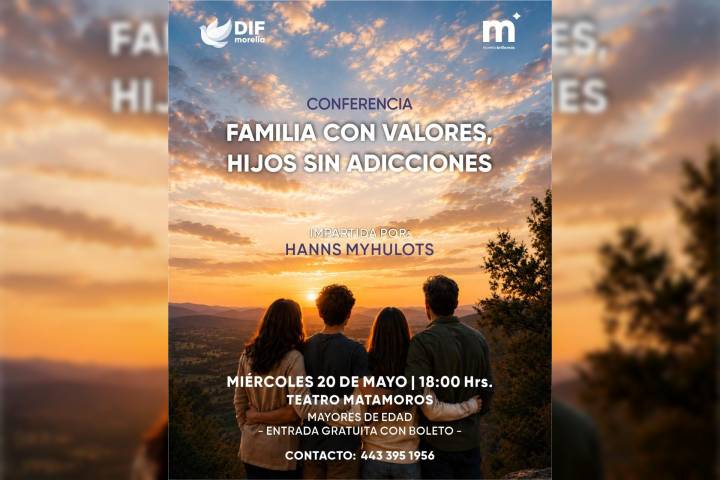 Paola Delgadillo invita a conferencia de prevención de adicciones por el Día de la Familia