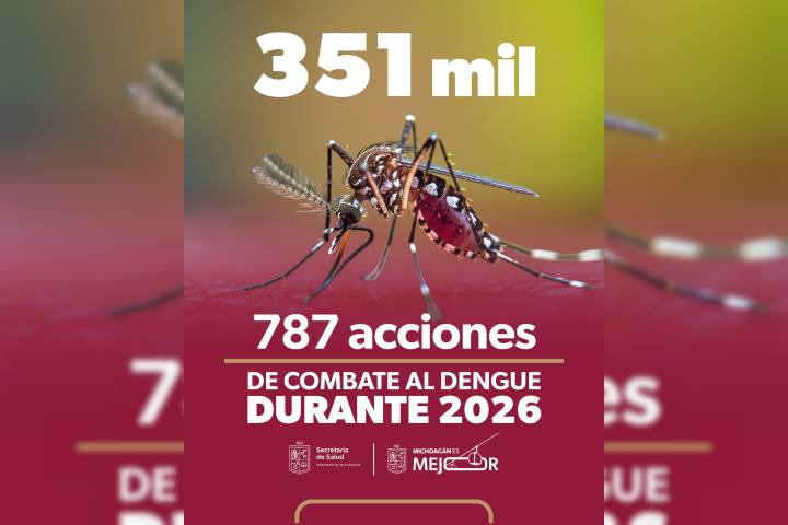 Refuerza SSM combate al dengue con más de 351 mil tareas de prevención