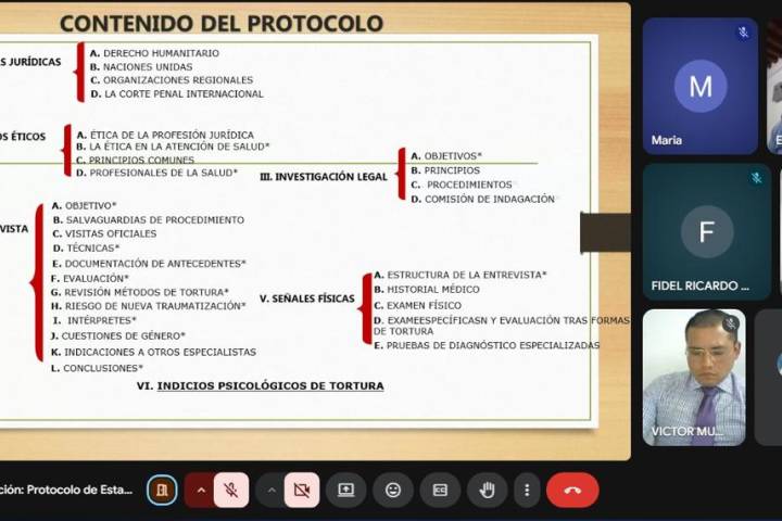 Promueve Carlos Torres Piña profesionalización del personal con capacitación sobre Protocolo de Estambul