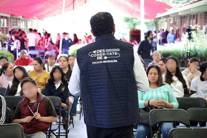 CTP impulsa la conciencia digital y la prevención con foro de ciberseguridad en Huiramba