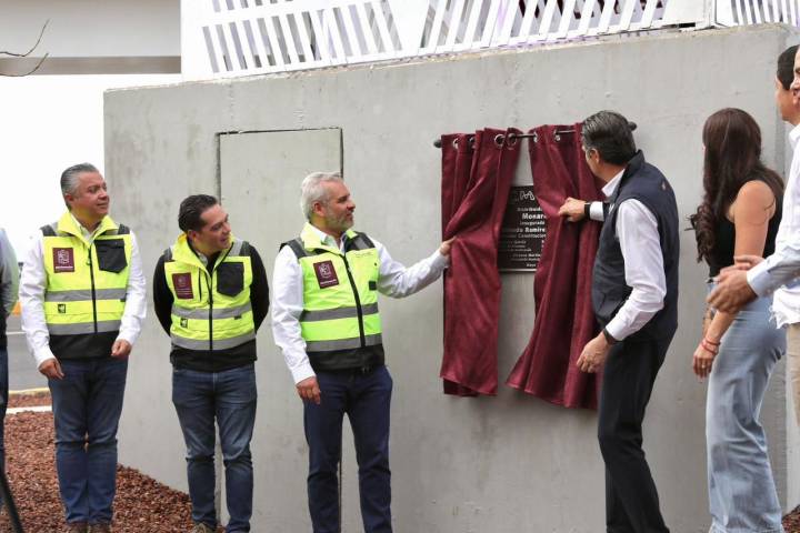 ¡Adiós al tráfico en el sur de Morelia!; inaugura Bedolla distribuidor de salida a Pátzcuaro