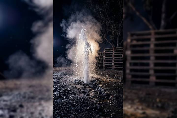 Reportan nacimiento de geiser en vivienda de Ixtlán de Los Hervores