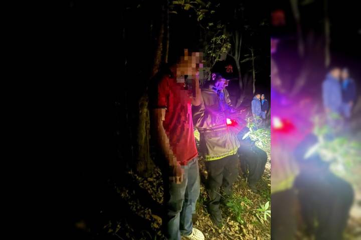 Bomberos Zitácuaro rescatan a dos adolescentes extraviados en el Cerro del Cacique