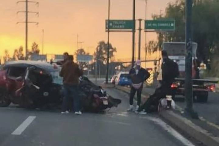 Accidente vehicular en el Libramiento Norte de Morelia deja una persona lesionada