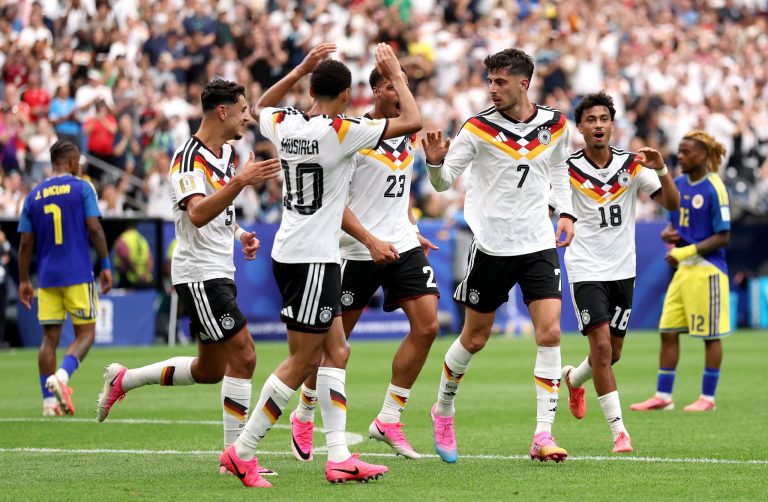 Curazao convierte su primer gol ante Alemania