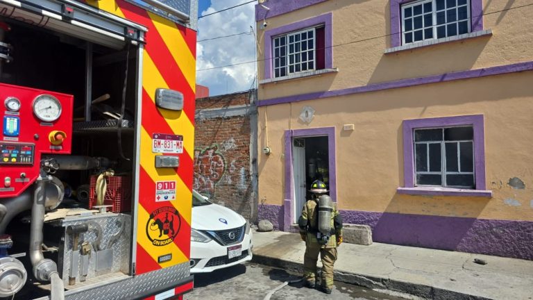 Se registra incendio en domicilio de la colonia Independencia