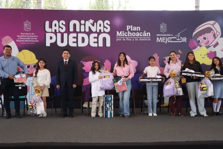 Niñas que inspiran; premia Seimujer el talento michoacano en ciencia, arte y deporte