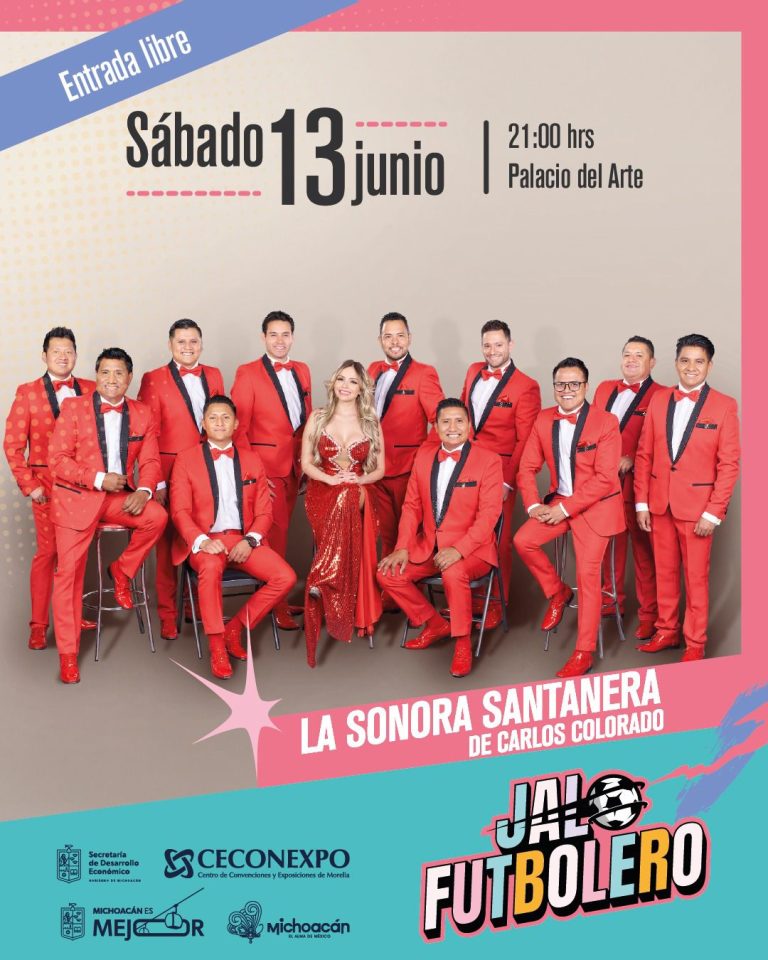 ¡A bailar con La Sonora Santanera! Concierto gratuito y sin boletos en el Palacio del Arte este 13 de junio